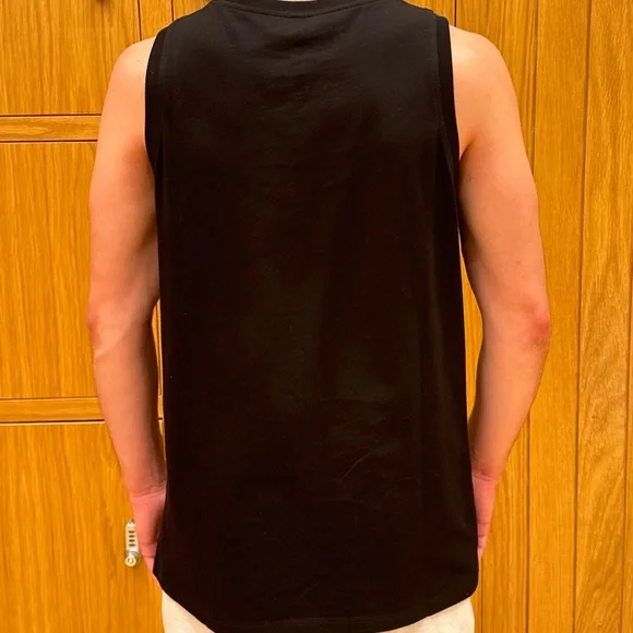 Men's Black Tank Top - Picture 4 of 4